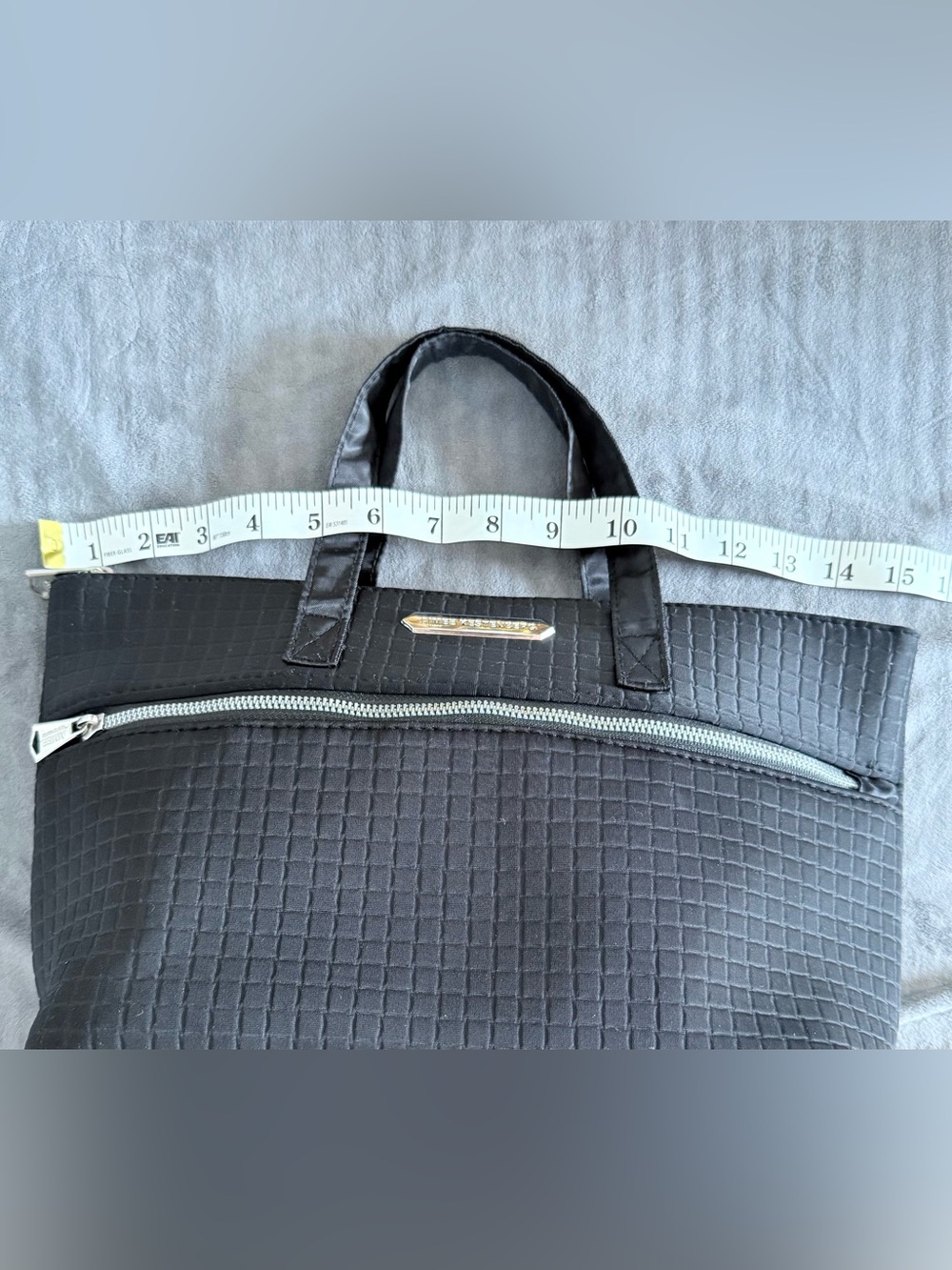 Aimee Kestenberg Black Quilted Nylon Tote - Picture 3 of 4